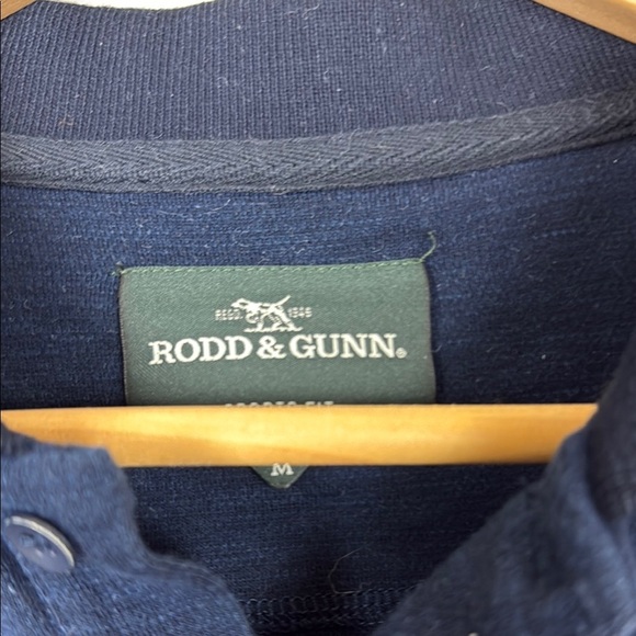 Rodd & Gunn Blue Polo Shirt Classic Style Size Medium - Picture 2 of 7
